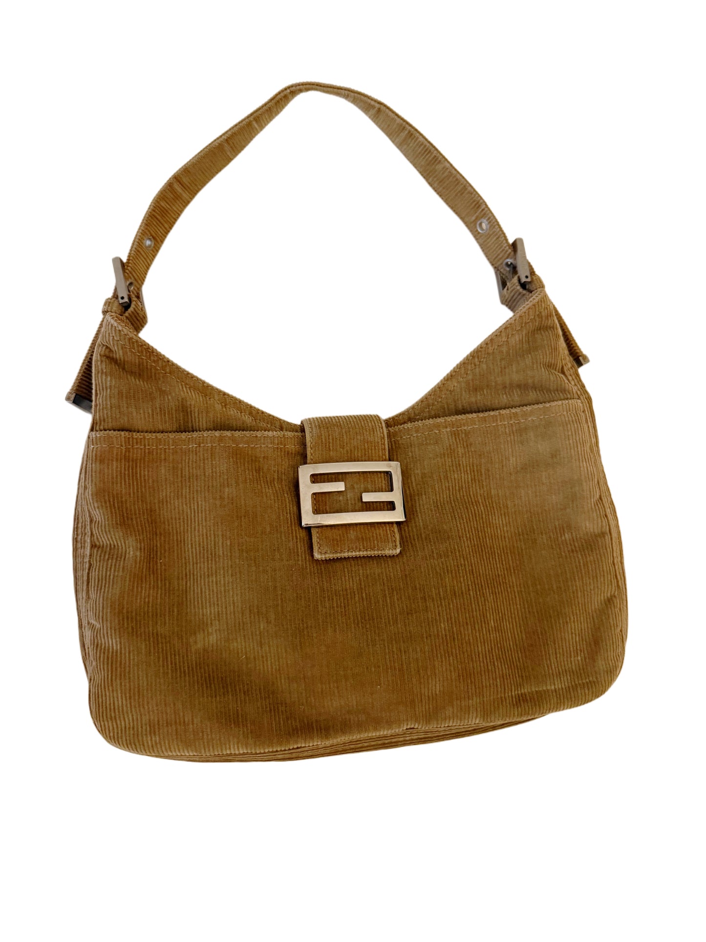 Corduroy Fendi Mamma Bucket Bag