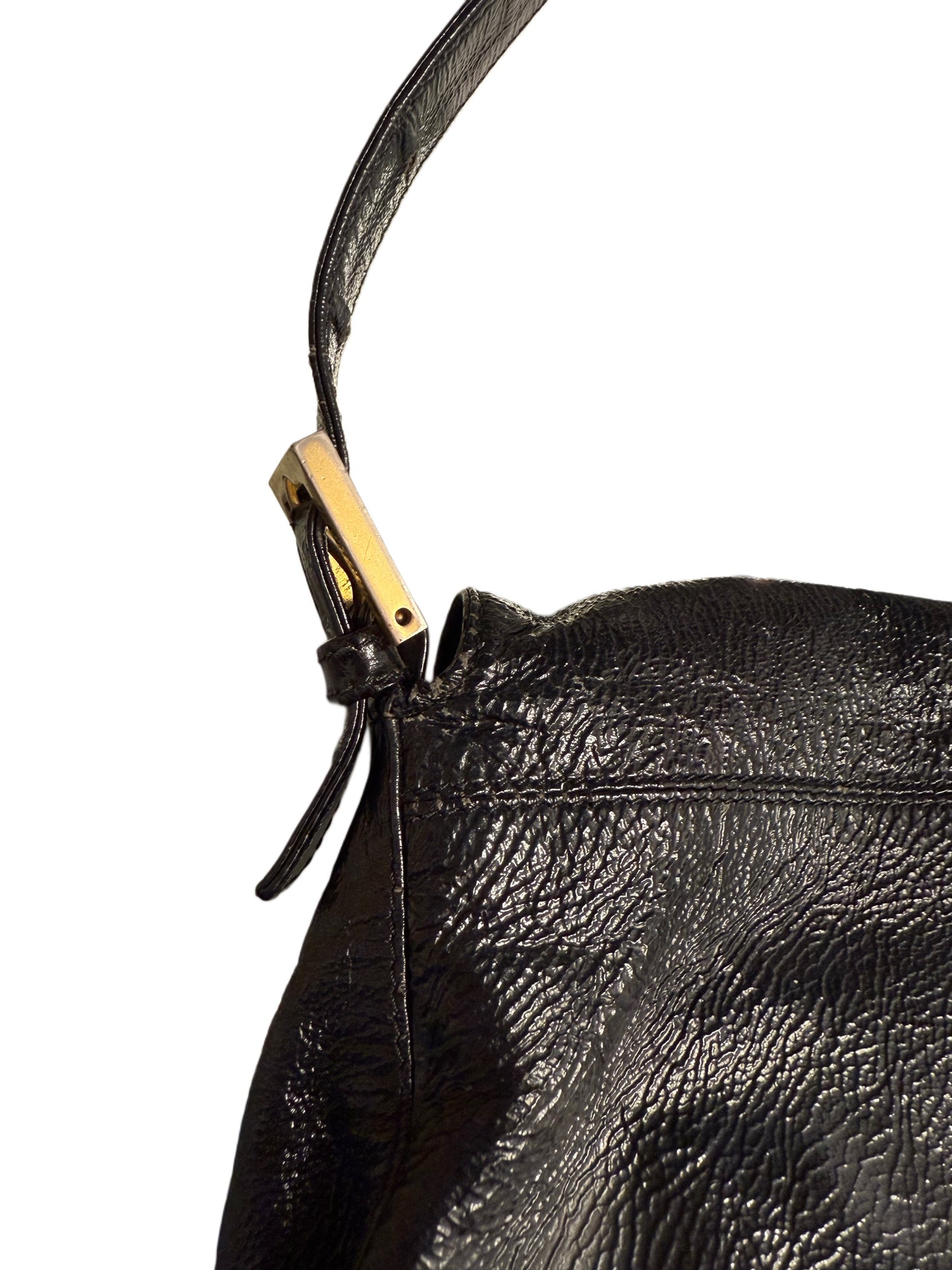 Black Fendi Mama Baguette