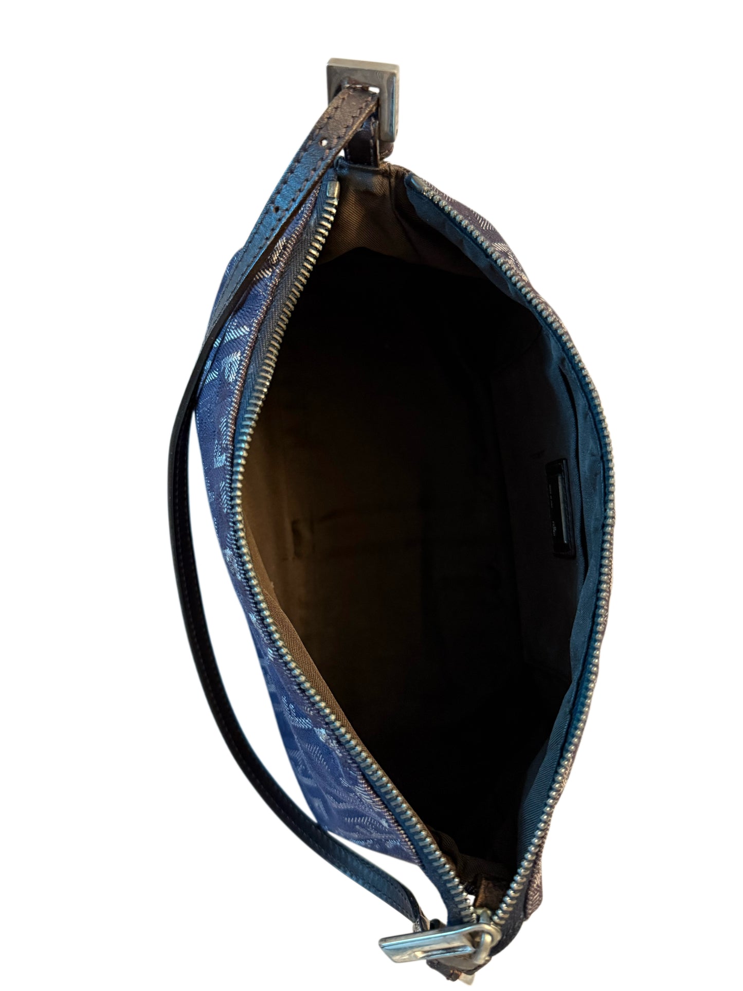 Denim Fendi Monogram Shoulder Bag