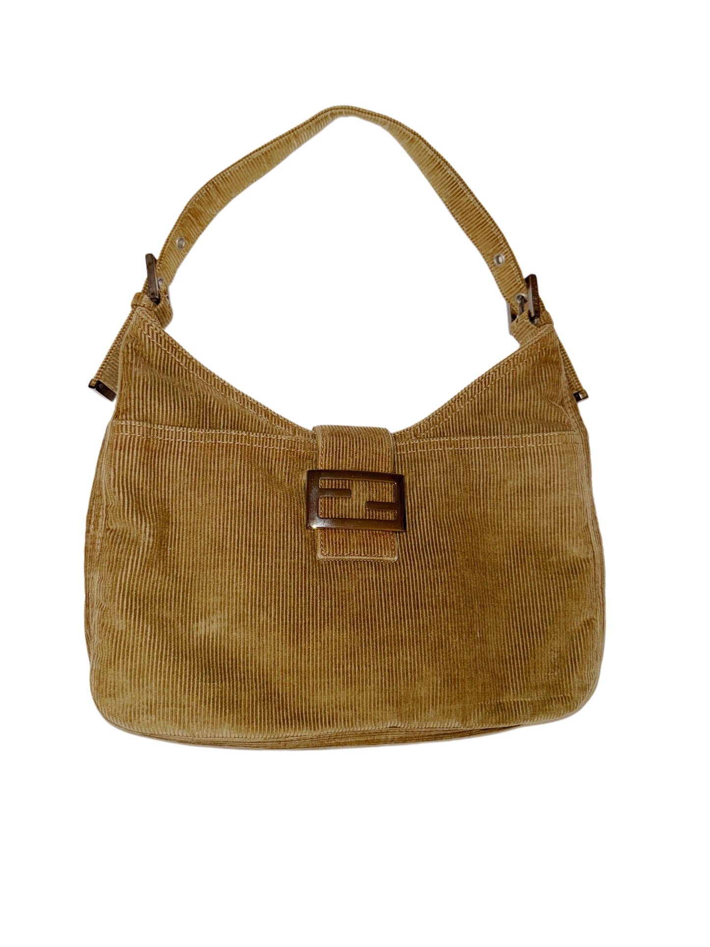 Corduroy Fendi Mamma Bucket Bag