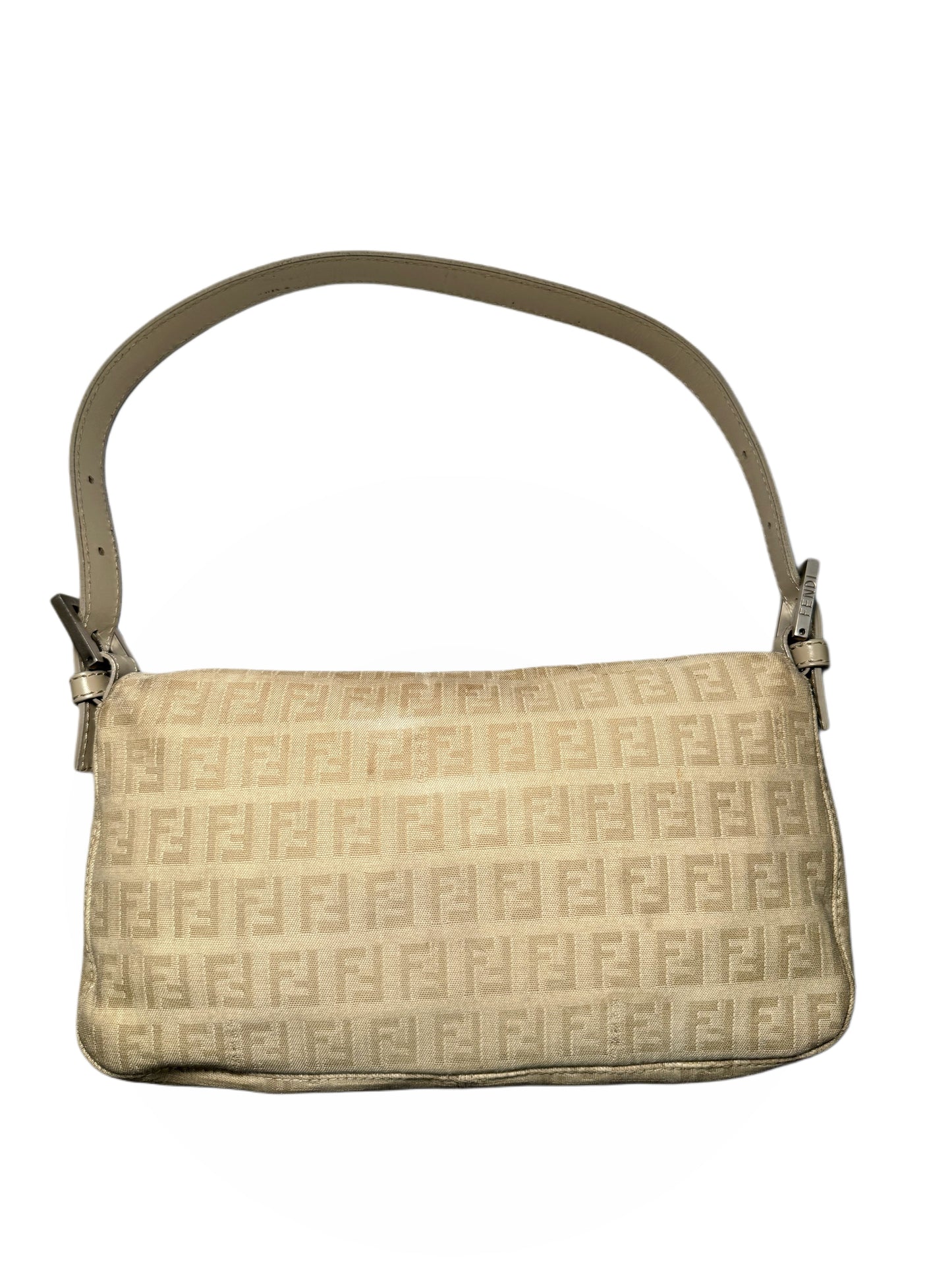 Tan Monogram Fendi Baguette