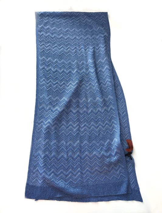 Blue Missoni Scarf Wrap