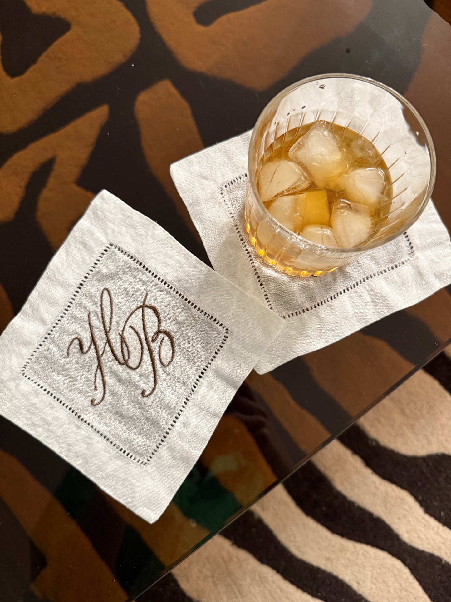 All About Moi Embroidered Coasters