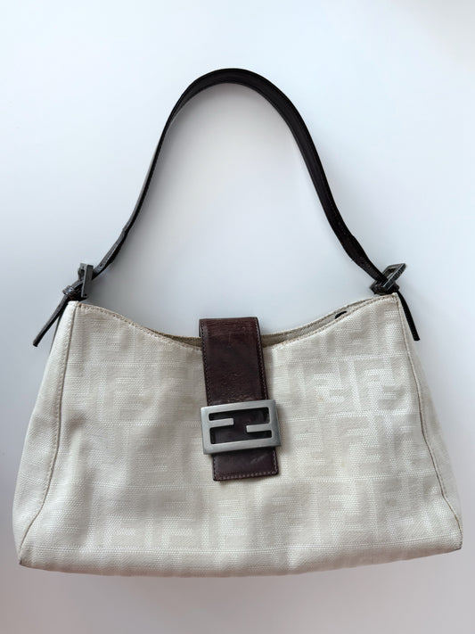 Beige Fendi Mama Baguette