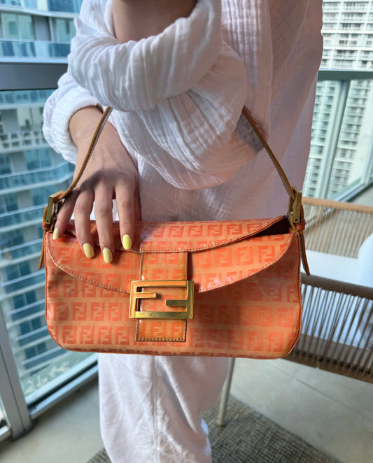 Orange Fendi Baguette