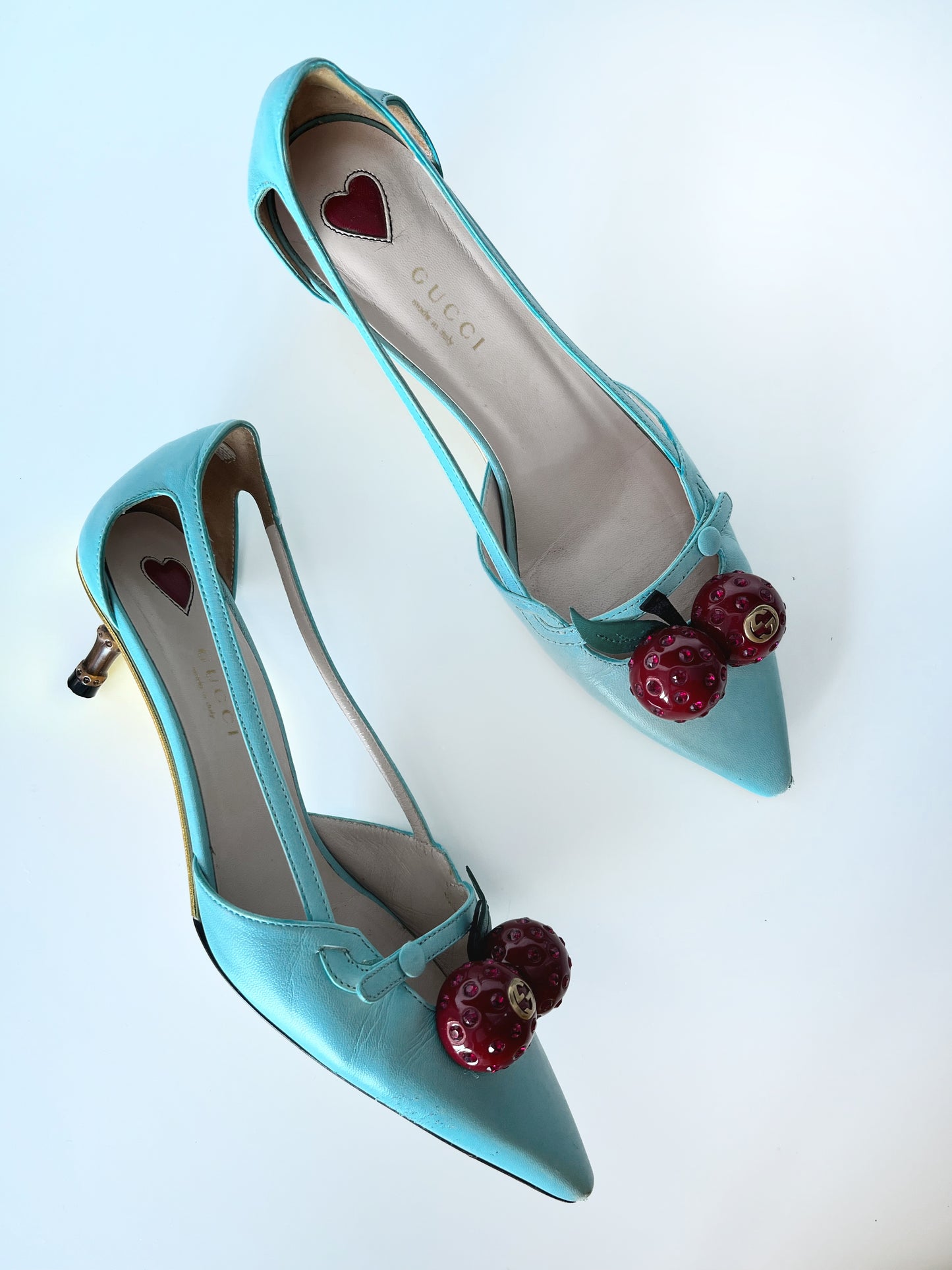 Gucci Cherry Heels EU 37