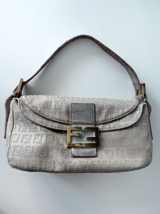 Champagne Shimmer Fendi Baguette