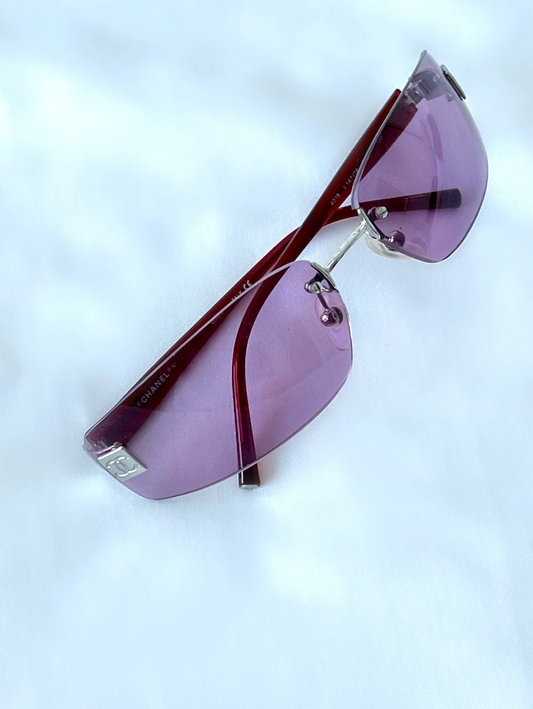 Pink Vintage Chanel Sunglasses