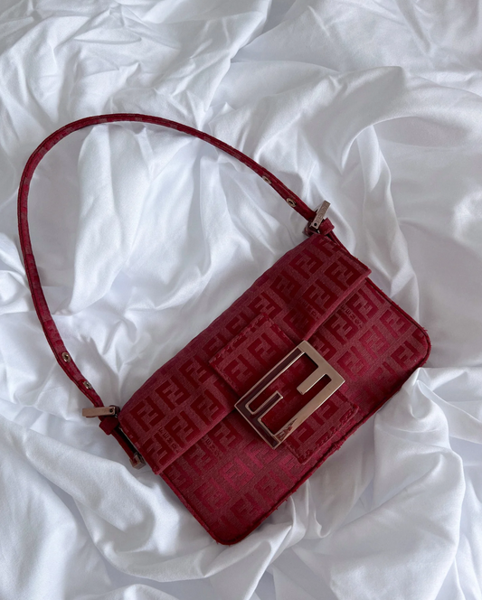 Red Fendi Mini Mini Mamma Baguette (SOLD)