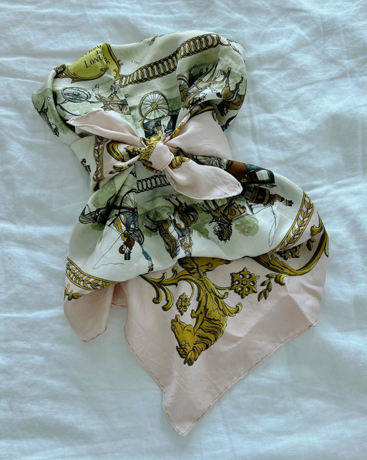 Hermes Silk Promenade Longchamps Scarf