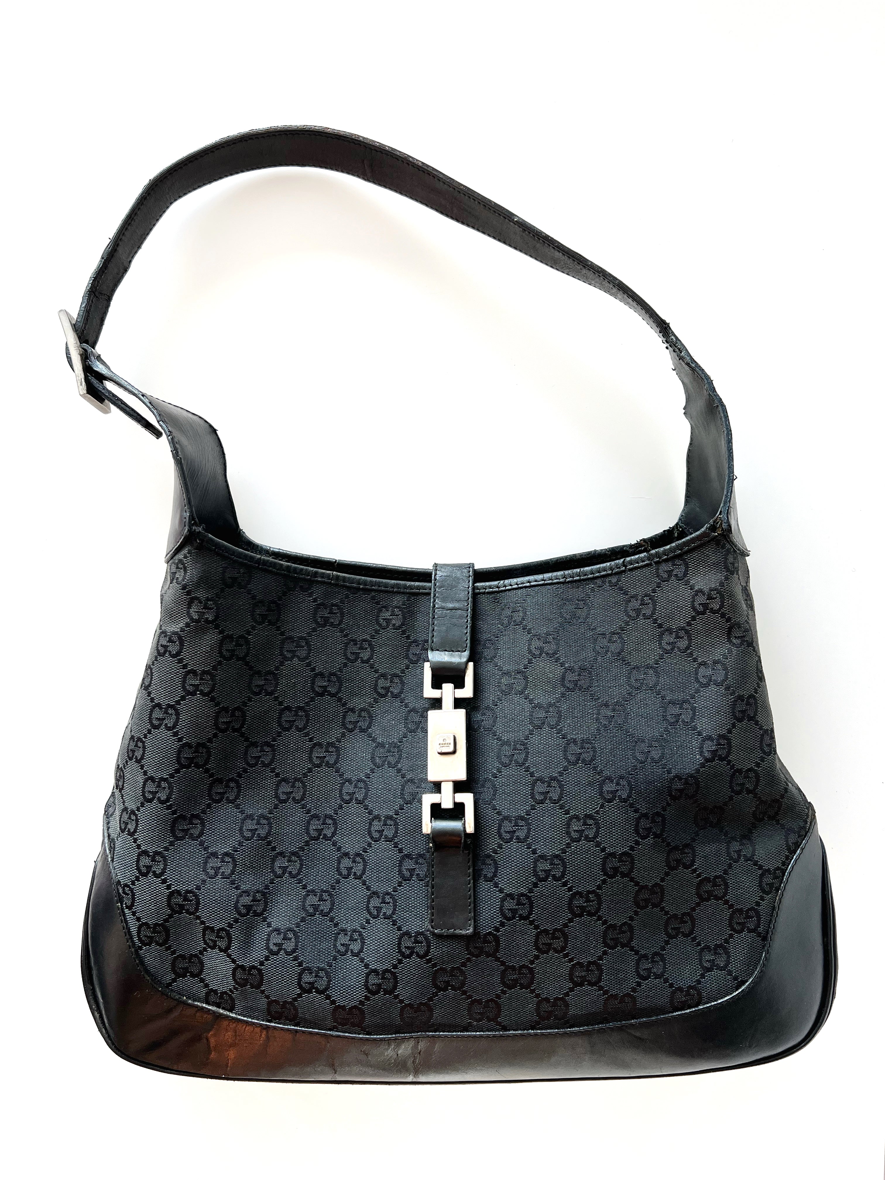 Black Gucci Monogram Jackie (SOLD)