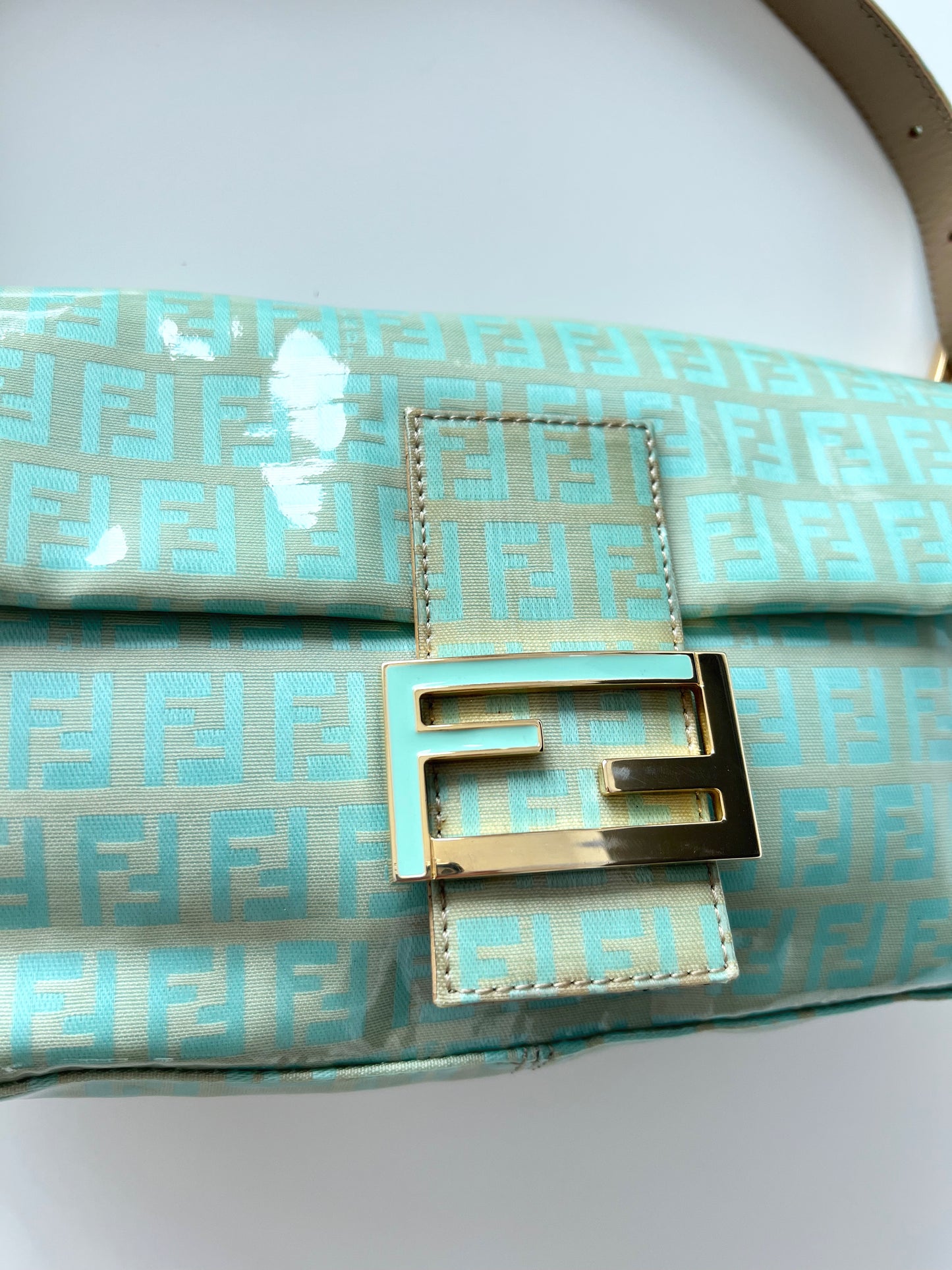 Green and Blue Fendi Baguette (SOLD)