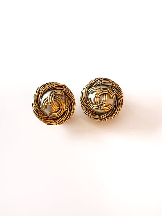 Vintage Chanel Clip-On Earrings (SOLD)