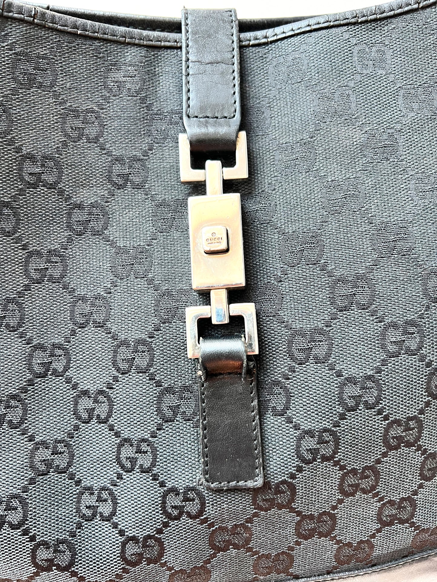 Black Gucci Monogram Jackie (SOLD)