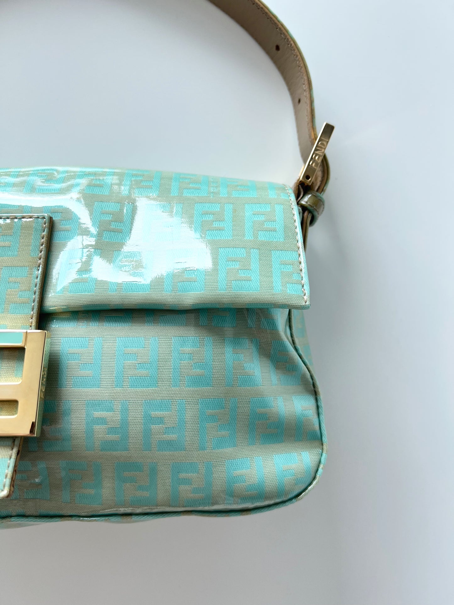 Green and Blue Fendi Baguette (SOLD)