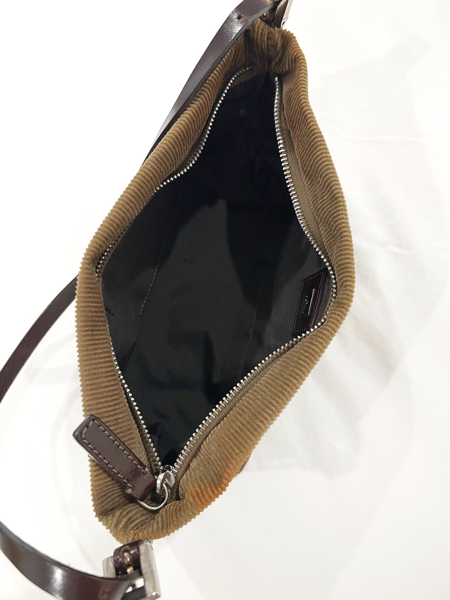 Corduroy Fendi Shoulder Bag