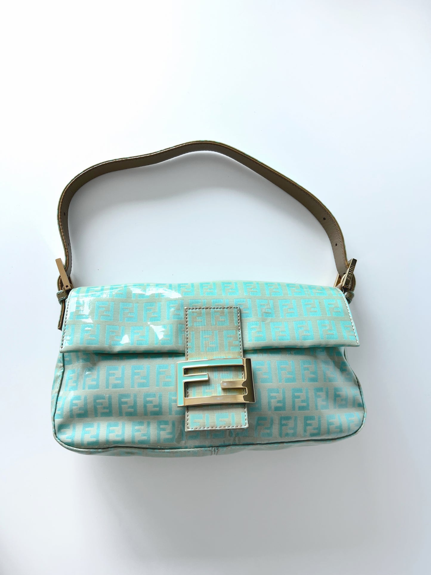 Green and Blue Fendi Baguette (SOLD)