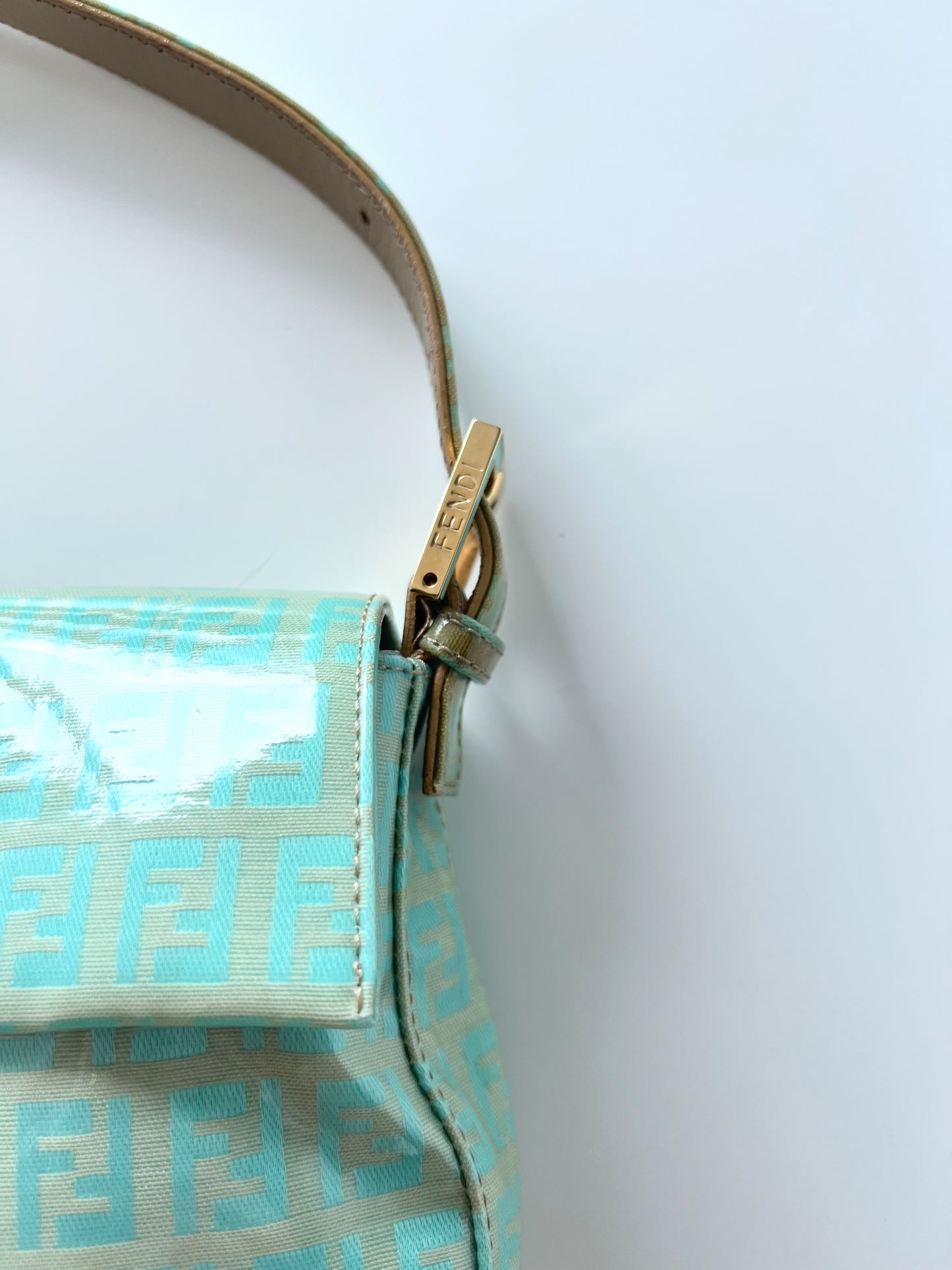 Green and Blue Fendi Baguette (SOLD)