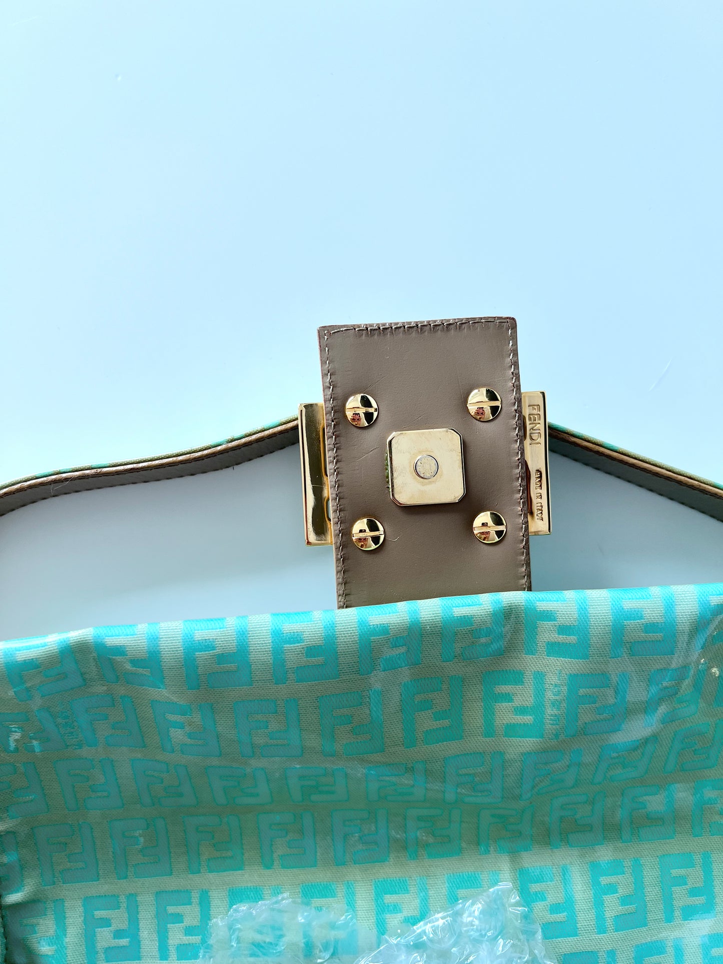 Green and Blue Fendi Baguette (SOLD)