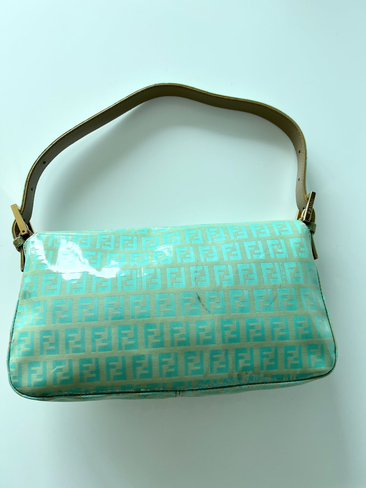 Green and Blue Fendi Baguette (SOLD)