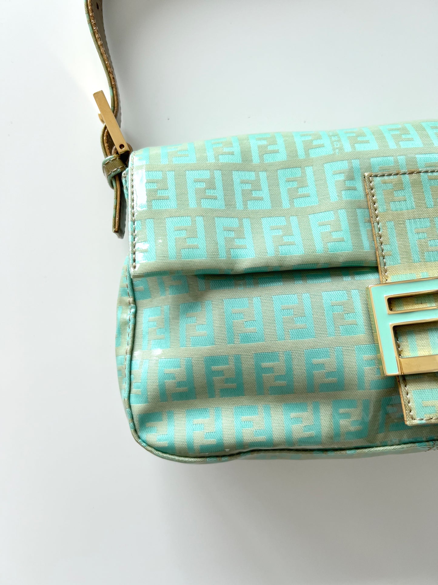 Green and Blue Fendi Baguette (SOLD)