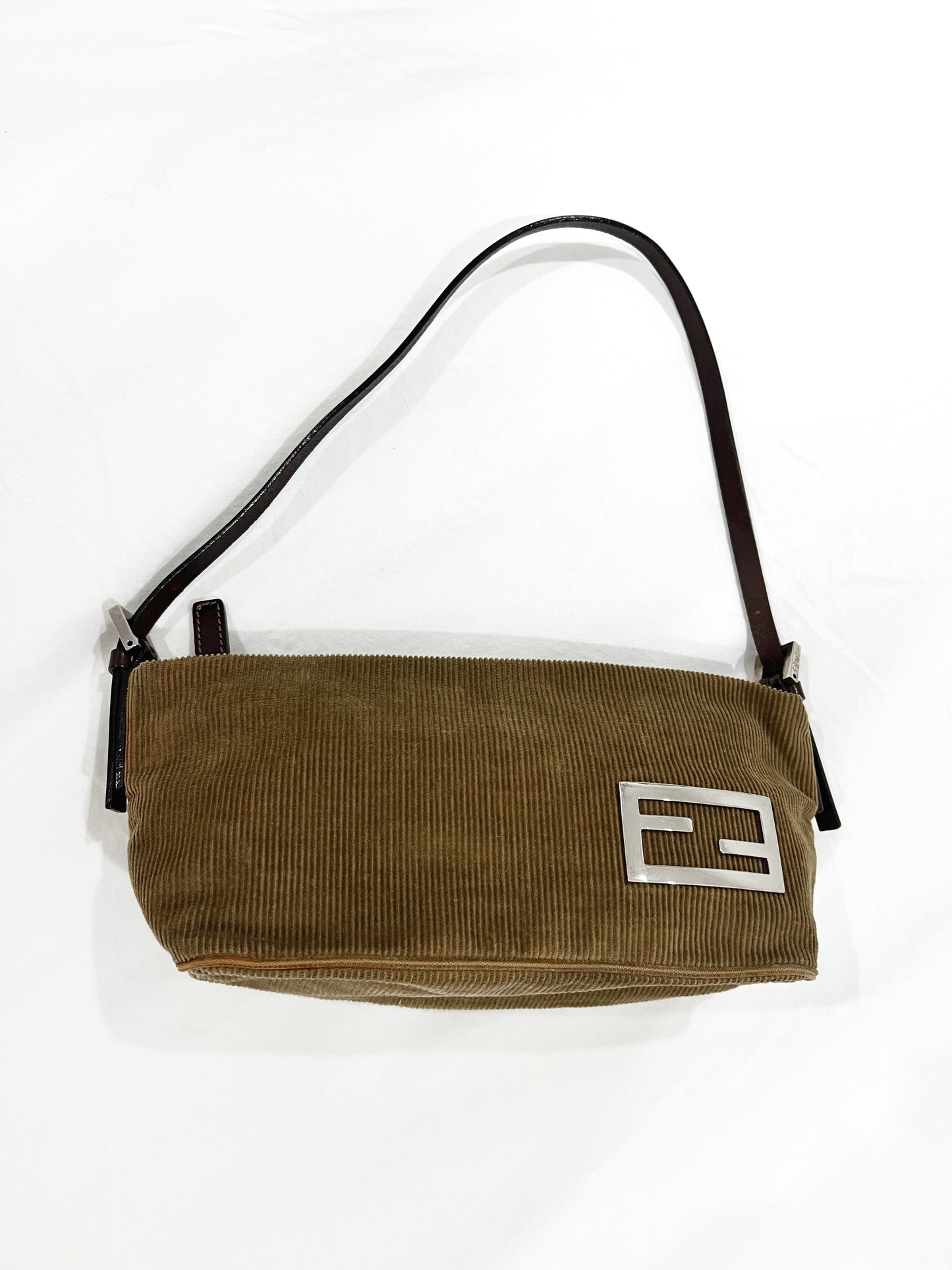 Corduroy Fendi Shoulder Bag