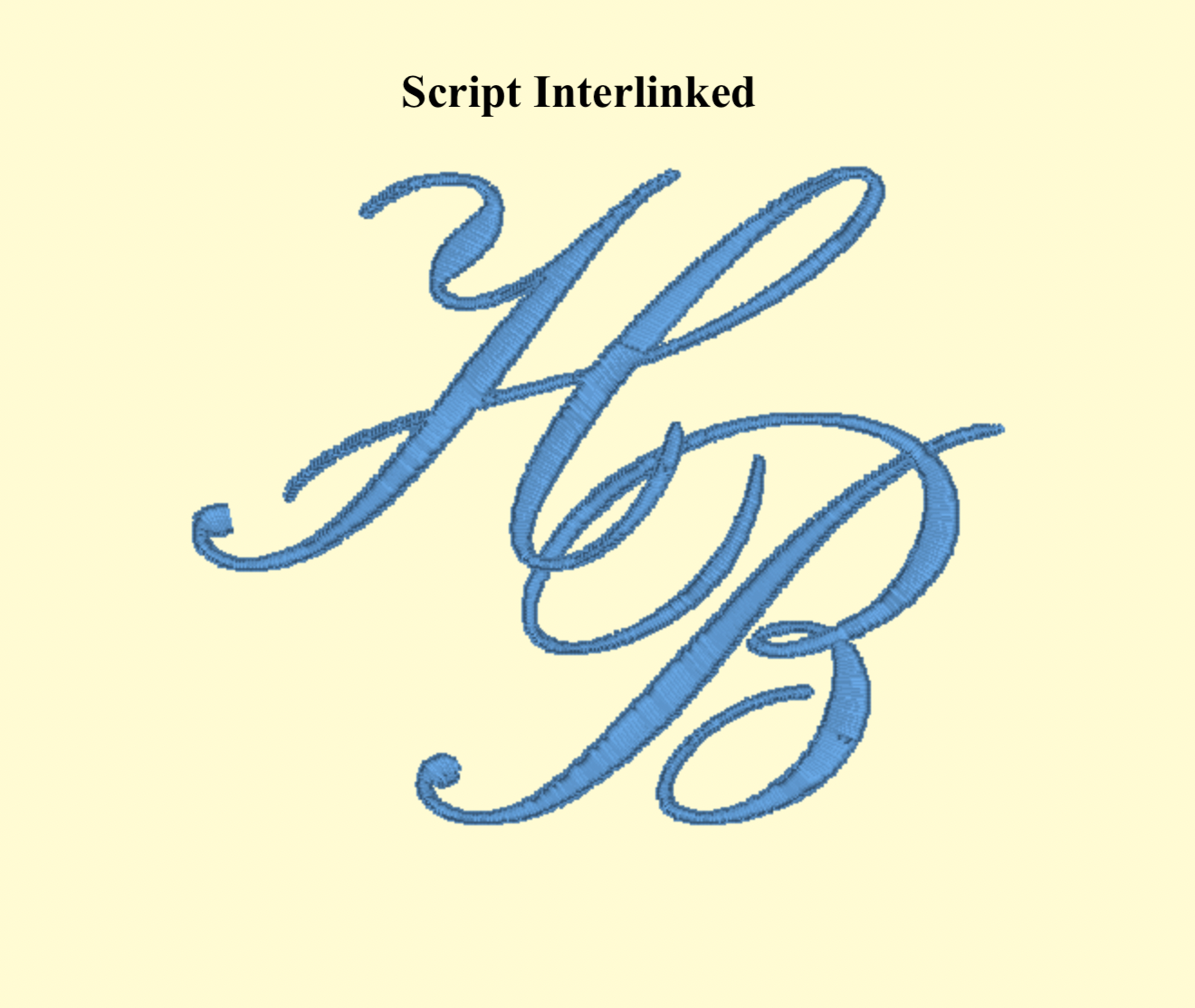 Embroidered Vintage Blue Pin Stripe Button Down